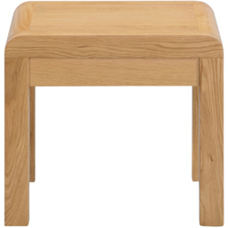 Julian Bowen Curve 2 Drawer White Oak Dressing Table Set - Wood - Wilko - thumbnail 7