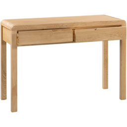Julian Bowen Curve 2 Drawer White Oak Dressing Table Set - Wood - Wilko - thumbnail 5