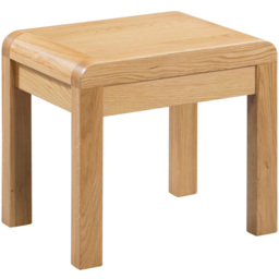 Julian Bowen Curve 2 Drawer White Oak Dressing Table Set - Wood - Wilko - thumbnail 6