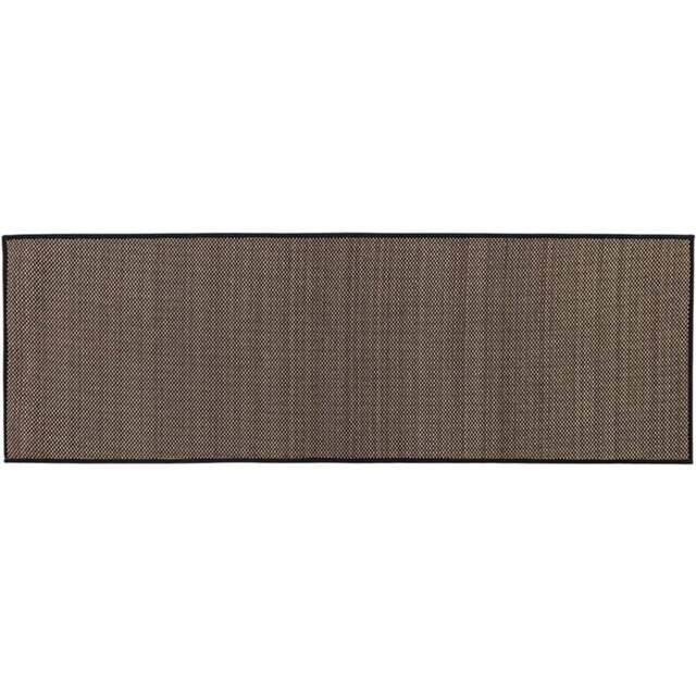 JVL Antarra Black and Brown Rubber Backed Door Runner 50 x 150cm - Size: 150 x 50 x 0.3cm - Wilko - image 1