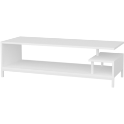 Decorotika Reilly 2 Shelf White TV Unit - Size: 38 x 120 x 45cm - Wilko - thumbnail 3