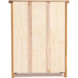 Lucca 3 Shelf Antique Waxed Bookcase - Wood - Wilko - thumbnail 6