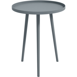 Outsunny Grey Round Garden Coffee Table - Size: 50 x 40 x 40cm - Wilko - thumbnail 3