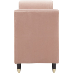 GFW Genoa Blush Pink Upholstered Window Seat With Storage - Size: 41 x 107 x 58cm - Wilko - thumbnail 6