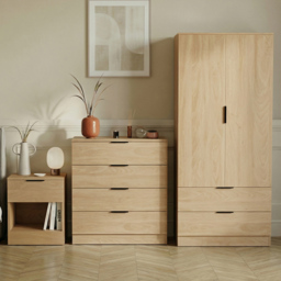 Vida Designs Trega Pine 3 Piece Bedroom Furniture Set - Size: 170 x 76 x 53cm - Wilko - thumbnail 1