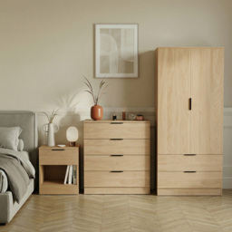 Vida Designs Trega Pine 3 Piece Bedroom Furniture Set - Size: 170 x 76 x 53cm - Wilko - thumbnail 6