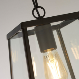 Lighting Collection Eavis Matt Black Industrial Pendant Light - Size: 30 x 25 x 32cm - Wilko - thumbnail 5