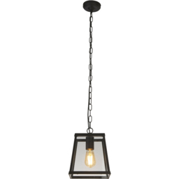 Lighting Collection Eavis Matt Black Industrial Pendant Light - Size: 30 x 25 x 32cm - Wilko - thumbnail 4