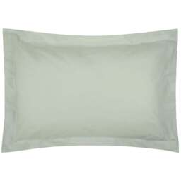 Serene Oxford Apple Pillowcase - Size: 27 x 20cm - Green - Wilko
