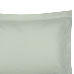 Serene Oxford Apple Pillowcase - Size: 27 x 20cm - Green - Wilko - thumbnail 3