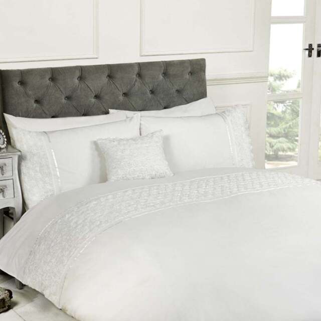 Rapport Home Limoges Boudoir White Cushion - Size: 30 x 50cm - Wilko - image 1