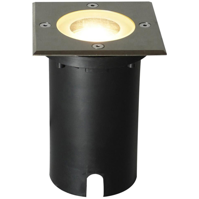 Nordlux Andor Square Recessed Ground Spotlight - Size: 14.8 x 11 x 11cm - Stainless steel - Wilko - image 1