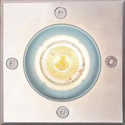 Nordlux Andor Square Recessed Ground Spotlight - Size: 14.8 x 11 x 11cm - Stainless steel - Wilko - thumbnail 4