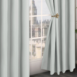 Velosso Verona Silver Tape Top Curtains 168 x 137cm - Size: W 168 x D 137cm - Wilko - thumbnail 4