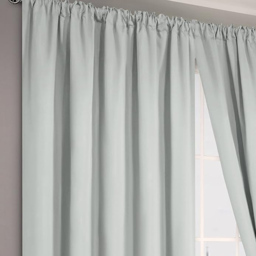 Velosso Verona Silver Tape Top Curtains 168 x 137cm - Size: W 168 x D 137cm - Wilko - thumbnail 3