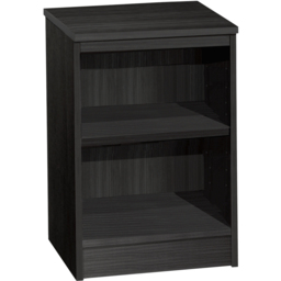 R White Cabinets 2 Shelf Black Desk Height Bookcase - Size: 72.8 x 47.9 x 54cm - Wilko - thumbnail 3