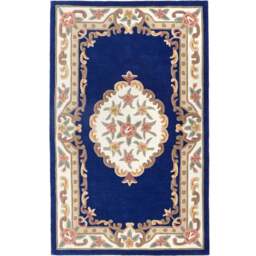 Origins Shensi Navy Rug 150 x 240cm - Blue - Origins Rugs - Wilko - thumbnail 1