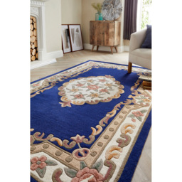 Origins Shensi Navy Rug 150 x 240cm - Blue - Origins Rugs - Wilko - thumbnail 3