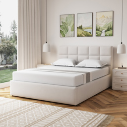 Artemis Home Richwood King Size Beige Linen Upholstered Ottoman Bed - Wilko - thumbnail 6
