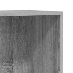 vidaXL 8 Shelf Grey Sonoma Bookcase - Size: 130 x 66 x 30cm - Wilko - thumbnail 6