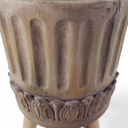 Leaf Zandi Natural Roman Composite Large Planter - Size: 40 x 21.5 x 21.5cm - Brown - Wilko - thumbnail 4