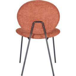 Pair of Maybury Dining Chairs - Burnt Orange - Wilko - thumbnail 5