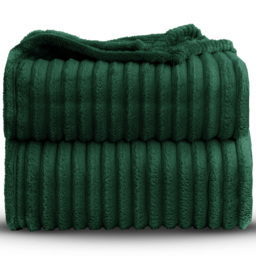 Velosso Bellissima Emerald Plush Throw 200 x 240cm - Size: 200 x 240 x 1cm - Wilko - thumbnail 4