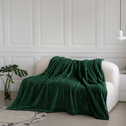 Velosso Bellissima Emerald Plush Throw 200 x 240cm - Size: 200 x 240 x 1cm - Wilko - thumbnail 3