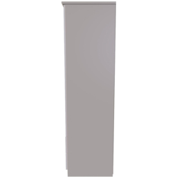 Crowndale Knightsbridge 2 Door 2 Drawer Kashmir Gloss Wardrobe Ready Assembled - Size: 2 Door, 2 Drawer - Kashmir Gloss & Kashmir - Wilko - thumbnail 5
