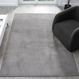 Desire Rugs Comfy Dark Grey Anti Slip Felt Backing Rug 60 x 100cm - Wilko - thumbnail 3