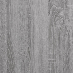 vidaXL 2 Shelf Grey Sonoma Bookcase - Size: 63 x 80 x 24cm - Wilko - thumbnail 7