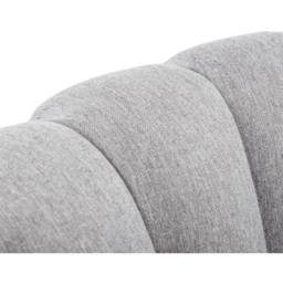 Living and Home Grey Modern Wing Back Armchair with Footstool - Size: Single - Wilko - thumbnail 6