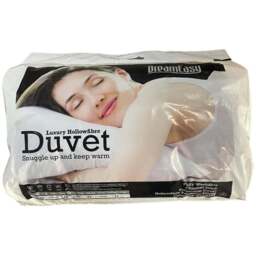 Dreameasy King Size White Lightweight Summer Duvet 4.5 Tog - Wilko
