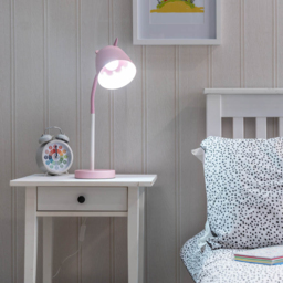 ValueLights Unicorn Desk Table Lamp with LED Lights - Size: 36 x 30 x 14cm - Pink - Wilko - thumbnail 7