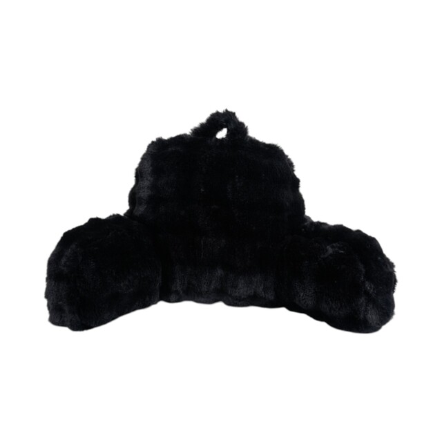 Bubble Faux Fur Cuddle Chair Black - Size: 85 x 43 x 40 cm - Divante - Wilko - image 1