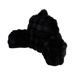 Bubble Faux Fur Cuddle Chair Black - Size: 85 x 43 x 40 cm - Divante - Wilko - thumbnail 4
