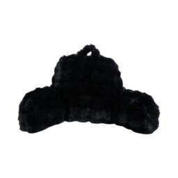 Bubble Faux Fur Cuddle Chair Black - Size: 85 x 43 x 40 cm - Divante - Wilko