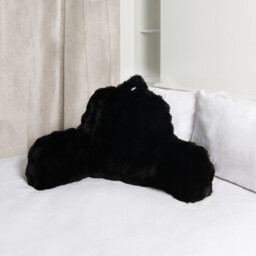 Bubble Faux Fur Cuddle Chair Black - Size: 85 x 43 x 40 cm - Divante - Wilko - thumbnail 7