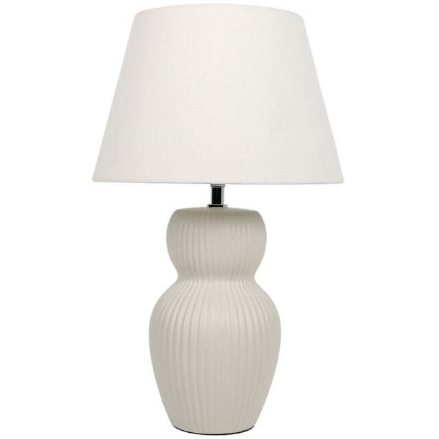 Francesca Table Lamp - Cream - Size: 30 x 49 x 30 - Wilko - image 1