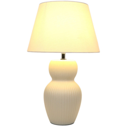 Francesca Table Lamp - Cream - Size: 30 x 49 x 30 - Wilko - thumbnail 3