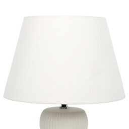 Francesca Table Lamp - Cream - Size: 30 x 49 x 30 - Wilko - thumbnail 4