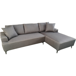 DS Living The Milano Edge Grey Textured Fabric Left Hand Corner Sofa - Size: 3 Seater - Wilko - thumbnail 4