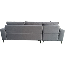 DS Living The Milano Edge Grey Textured Fabric Left Hand Corner Sofa - Size: 3 Seater - Wilko - thumbnail 7