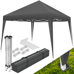 tectake Linosa 3 x 3m Grey Water and UV Resistant Gazebo - Wilko - thumbnail 3