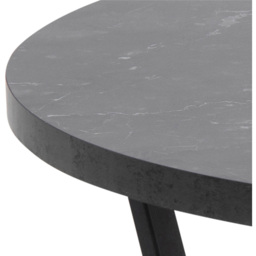Florence Amble Black Marble Melamine Top Round Coffee Table - Furniture To Go - Wilko - thumbnail 5