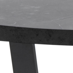 Florence Amble Black Marble Melamine Top Round Coffee Table - Furniture To Go - Wilko - thumbnail 7
