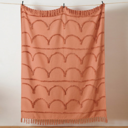 furn. Jakarta Blush Pink Tufted Throw 130 x 180cm - Size: 180 x 130cm - Wilko - thumbnail 3
