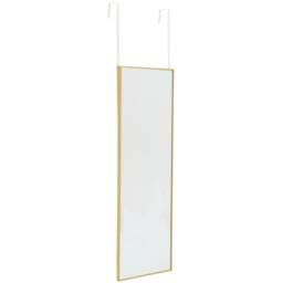 Living and Home Gold Frame Over Door Full Length Mirror 28 x 78cm - Size: 78 x 28cm - Wilko - thumbnail 4