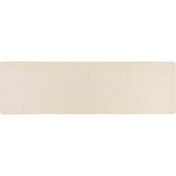 My Mat Ivory Sculptured Honeycomb Washable Runner 67 x 230cm - Cream - Wilko