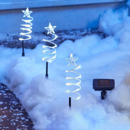 Marco Paul Cool White LED Tree Spiral Stakes 4 Pack - Size: 50 x 10 x 10cm - Wilko - thumbnail 4